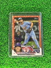 2023 Series 1 Base Orange Foil #37 Josh Smith /299 - Texas Rangers