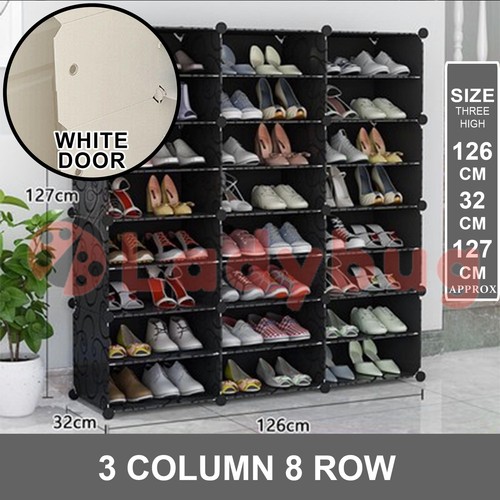 Door Cube DIY Shoe Cabinet Rack Storage Portable Stackable Organiser Stand - Picture 26 of 29