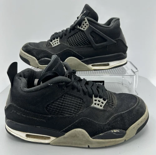 Air Jordan 4 Retro SE Mid Black Canvas DH7138-006 Mens Size 9.5 (Project)