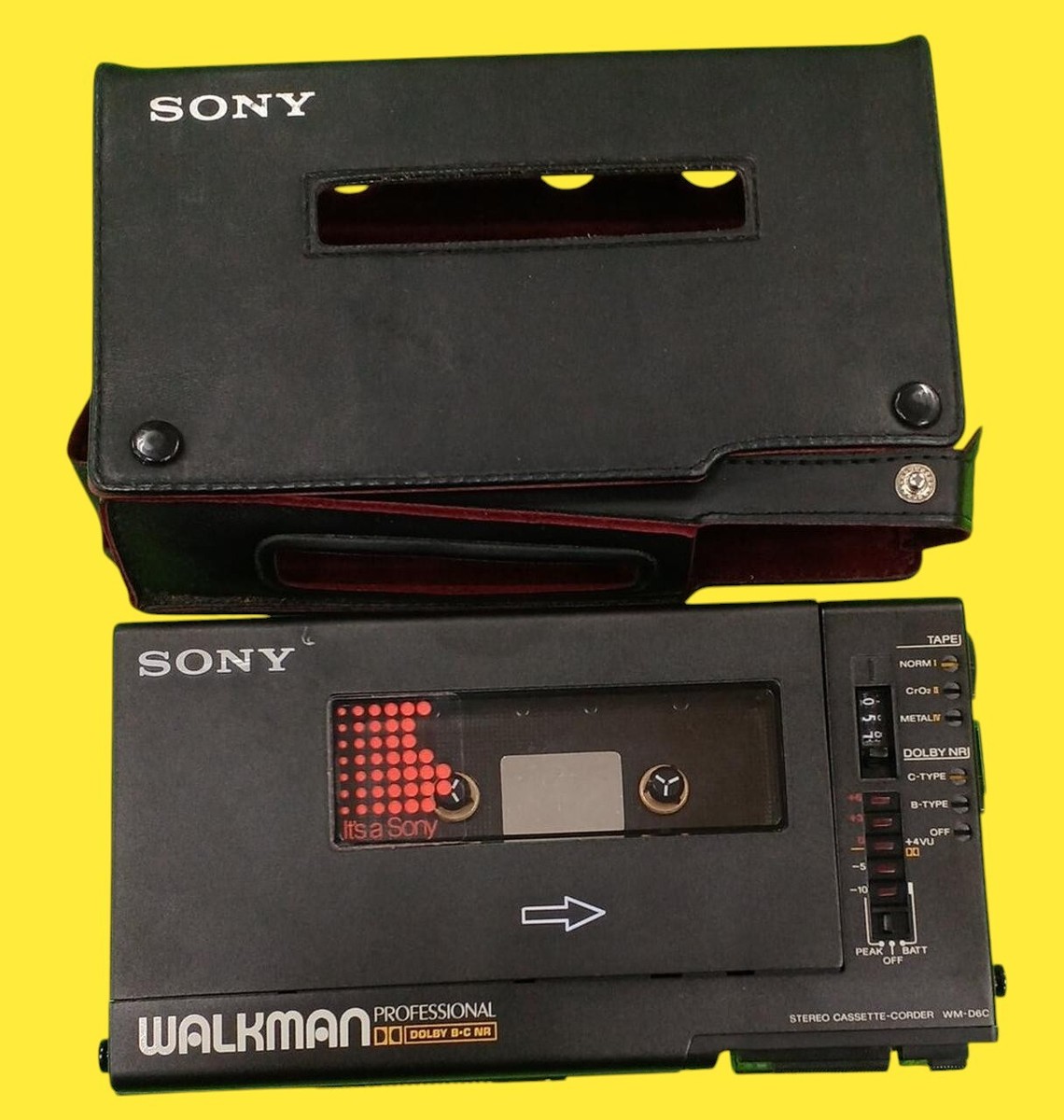 SONY WM-D6Cプロフェッショナル・カセットウォークマン 撫でつけ