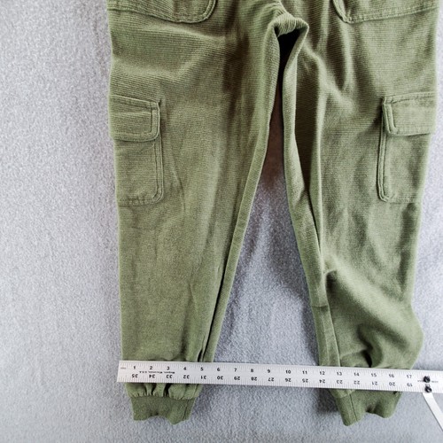 Dip Girls Long Sleeve Quilted Floral Top & Olive Green Cargo Pant Outfit Sz M/L - Picture 12 of 12