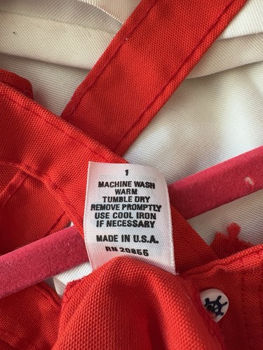 Vintage 24 Month Nautical Jumper Overalls Shortalls 4th Of July Summer Outfit - Picture 7 of 7