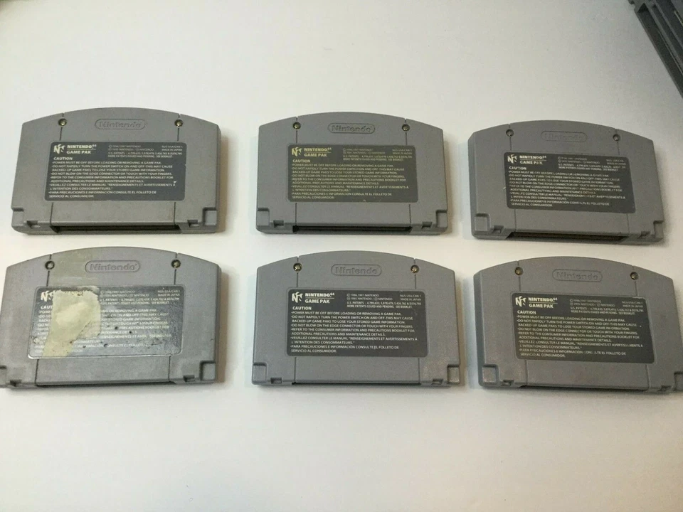 Nintendo 64 Game Lot of (6) Waverace Excitebike NHL NBA, Ready2Rumble Star Wars - Image 2 of 4