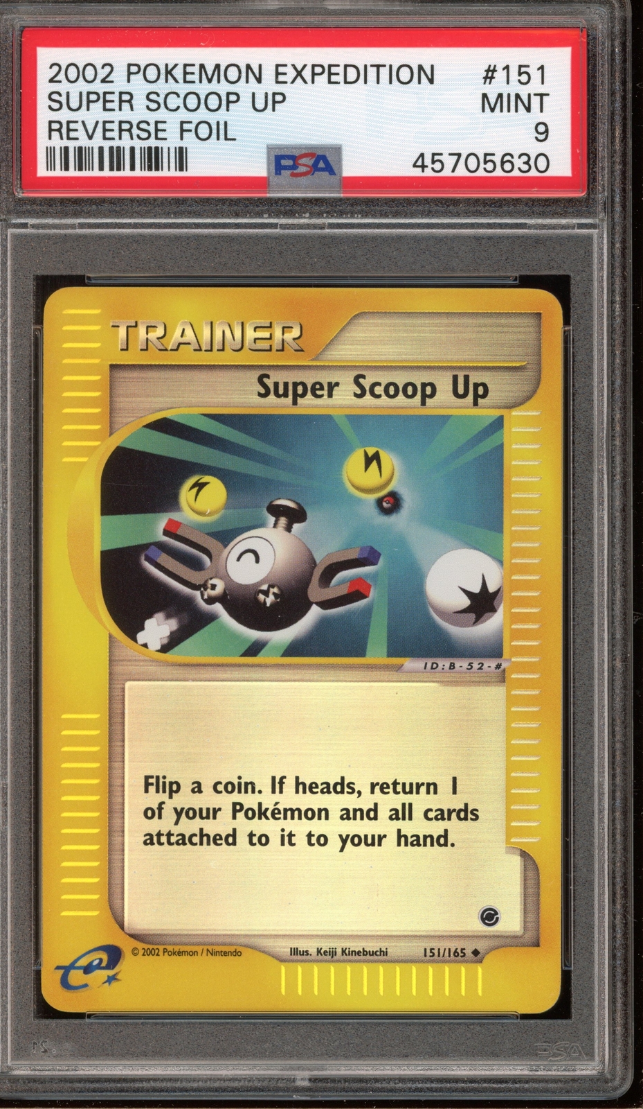 Pokemon Super Scoop Up Expedition Reverse Holo #151 PSA 9 Mint