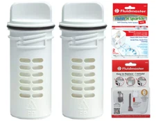 2 Cartridges of Flush N Sparkle Automatic Toilet Cleaning System Bleach Refills