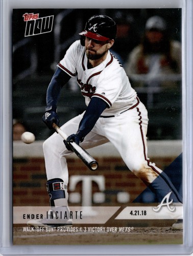 2018 Topps Now 108 Ender Inciarte