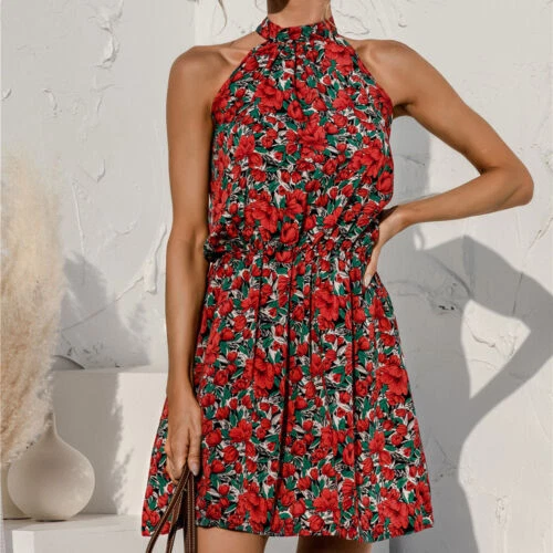 Halter Retro Dresses for Women