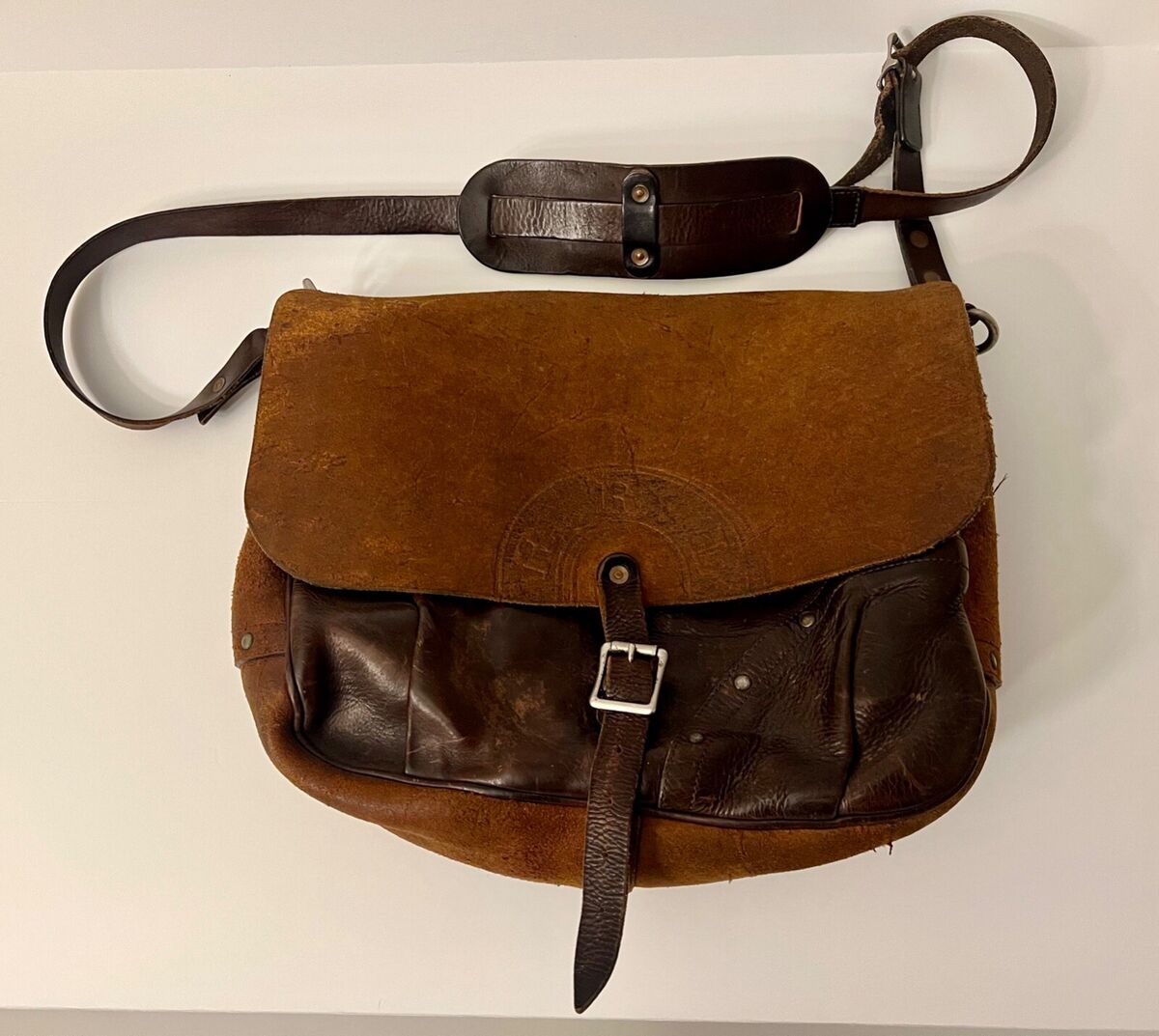 RRL MILITARY LEATHER SHOULDER BAG|ファッション RRL MILITARY LEATHER SHOULDER BAG|ファッション