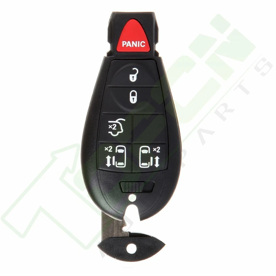Llavero de coche con control remoto de entrada sin llave para Chrysler Town & Country 2008-2016 Foto 4 de 4