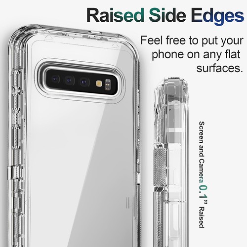 For Samsung Galaxy S10/S10+/S10 Plus/S10e Case Shockproof Phone Cover Clear - Photo 20 sur 25