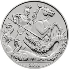 2018 £5 Five pound Coin Prince George of Cambridge Royal Mint Uncirculated BUNC