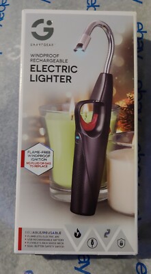 Electric Lighter SMARTGEAR WINDPROOF RECHARGEABLE  USB CHARGE  survival tech