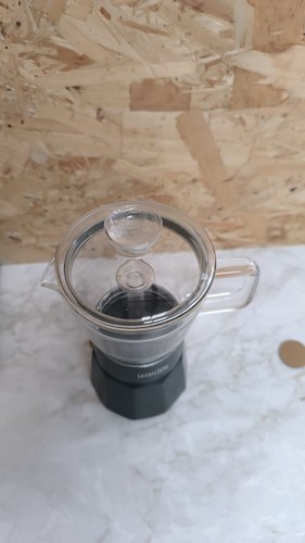 La Cafetière Verona Glass Espresso Maker, Black, 6 Cup, Gift Boxed - Picture 3 of 11