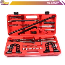 STEEL VALVE SPRING COMPRESSOR STEM SEAL OHV OHC INSTALLER REMOVER TOOL 23PCS SET