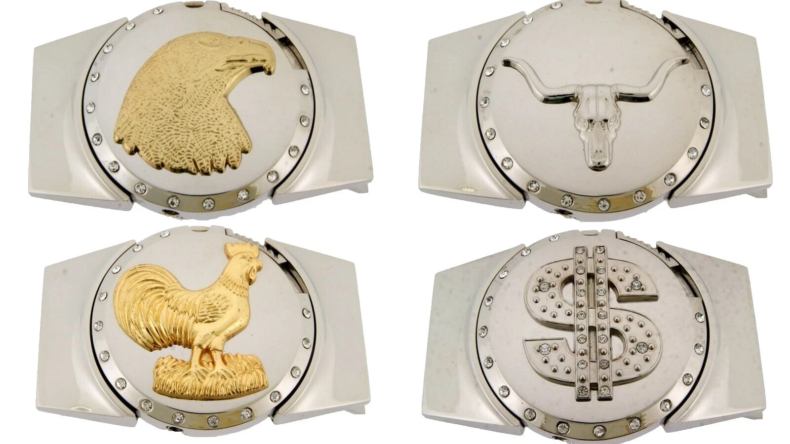 Серебряные пряжки для ремней с буквами, цифрами и словами для женщин