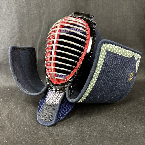 【Y4】 Kendo Men Bogu Stitch width 5mm Japanese Martial Armor Used / From Japan