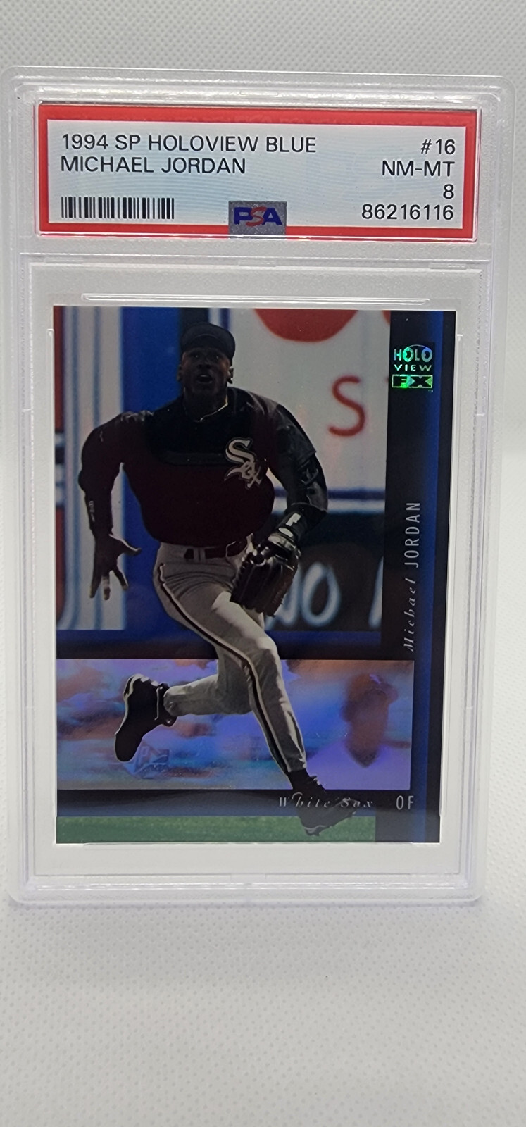 1994 SP HOLOVIEW BLUE #16 MICHAEL JORDAN PSA 9