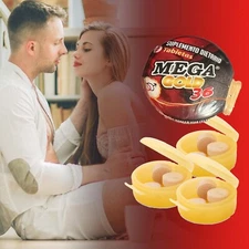 Mega Gold 36 Sexual Energy Supplement Stamina Timing & Long Hard Wood