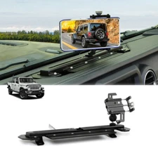 ✅Black Cell Phone Holder Mount Bracket Accessories For Jeep Wrangler JL JT 2018+