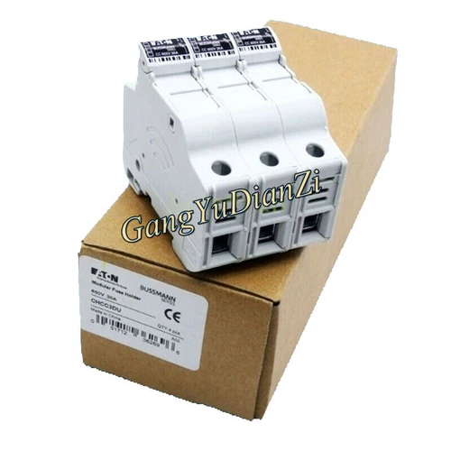 4PCS/Box New for BUSSMANN CHCC3DU Modular Fuse Holder 600V 30A 3P