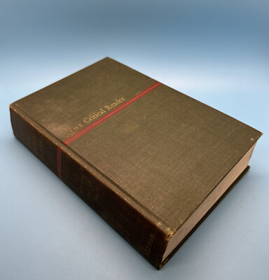 The Critical Reader 1st Edition 1949 Douglas Lamson Smith