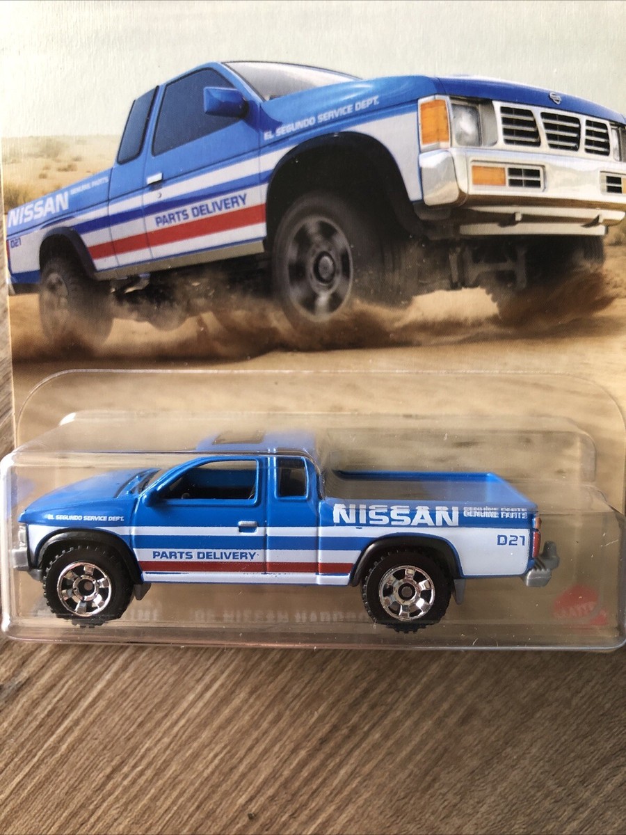 Matchbox 95 Nissan Hardbody D21 Truck Blue Parts Delivery 1/5 Htf