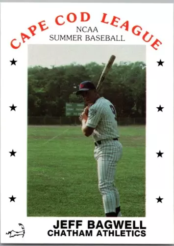 1988 P&L Promotions Cape Cod NCAA Summer League Jeff Bagwell XRC Chatham MINT