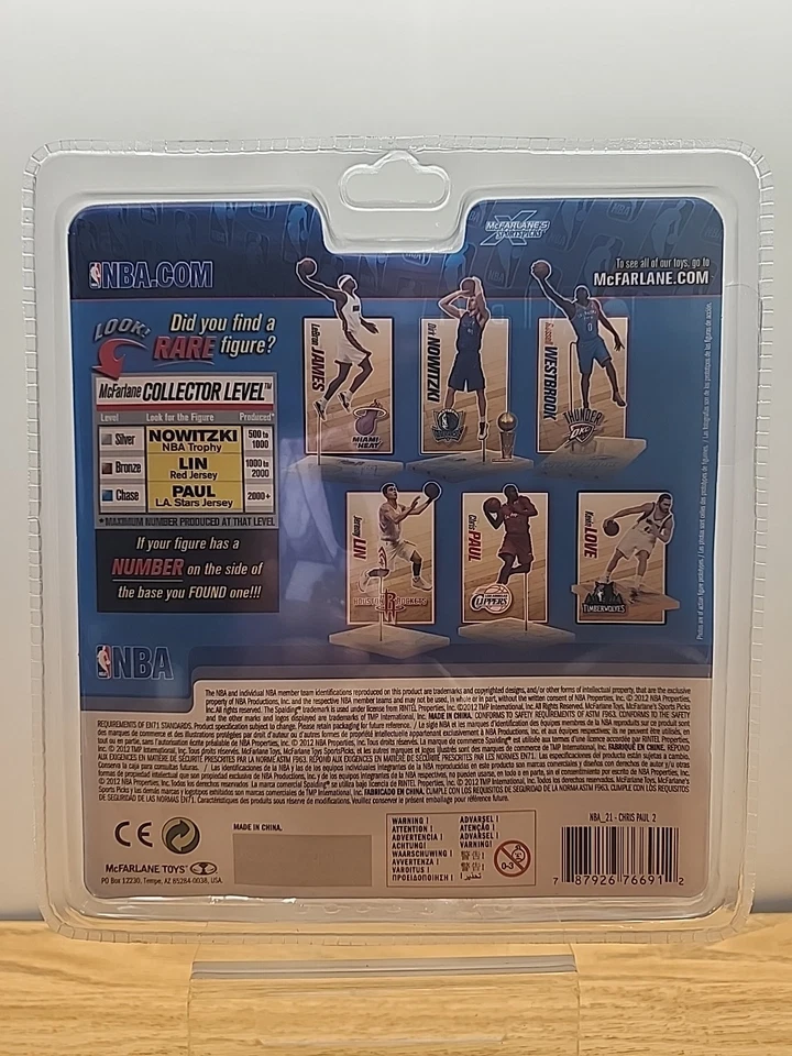 FIGURA DE ACCIÓN LOS ANGELES CLIPPERS CHRIS PAUL #3 NBA BALONCESTO SERIE 21  Foto 3 de 4