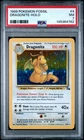 1999 Pokemon Fossil Dragonite 4 Holo FRESHLY GRADED PSA 7 NEAR MINT