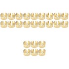  24 Stück Serviettenschnallen in Form einer goldenen Krone,