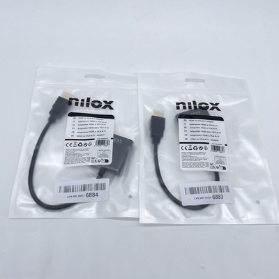 Nilox ADAPTADOR HDMI - VGA M-H, 2 Stück