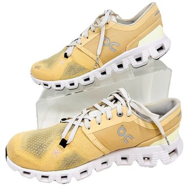 Women's On Cloud X 3, Savannah/Frost, 7 B Medium Excellent Condition
