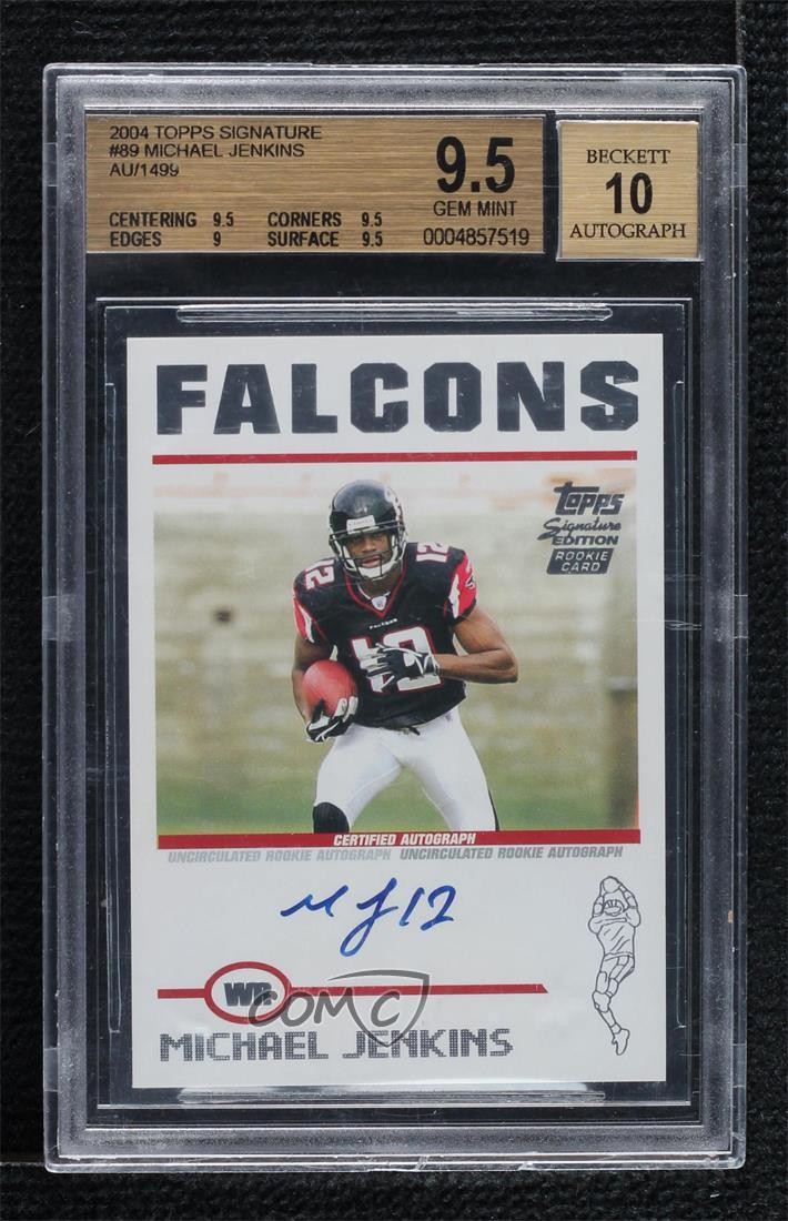 Michael Jenkins Topps Signature Edition #89 Autograph
