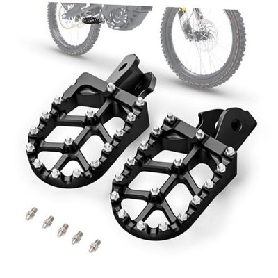 Electric Dirt Bike Wider Foot Pegs Footpegs CNC for Surron Sur footpegs black