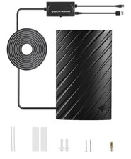 TV HD Antenna for Smart TV 25dBi Indoor Digital TV Antenna with USB Amplifier