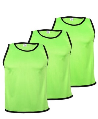 3er Set Cawila ACADEMY Trainingsleibchen Leibchen Markierung Gelb  M/L (Senior)