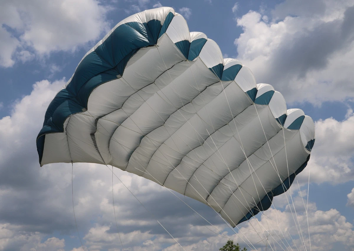 Parachute De Ravitaillement Militaire Aérospatial - Diamètre 1,1 M (3,6 Ft) - Pièce Neuve