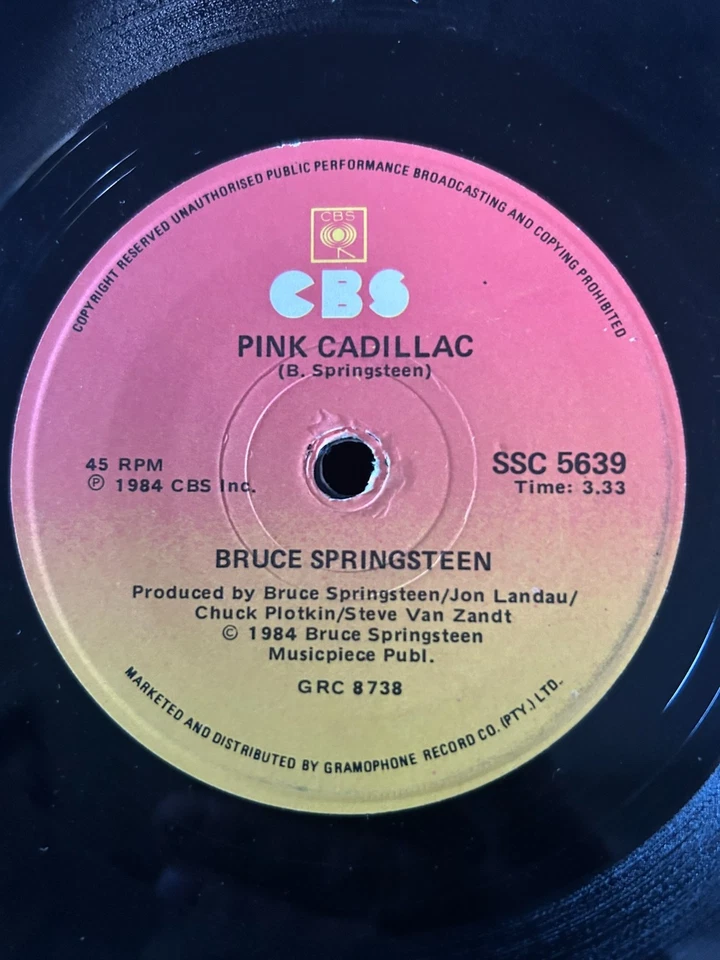 Bruce Springsteen RARE Zimbabwe Press Dancing in the Dark Dylan, Joel, Sting, U2 - Image 3 of 3