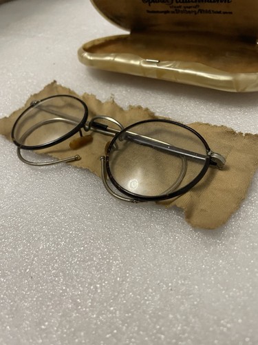 occhiali da vista vintage uomo anni 60 rarissimi anni 60 comprensivi di cartuccia ottico - Foto 3 di 8