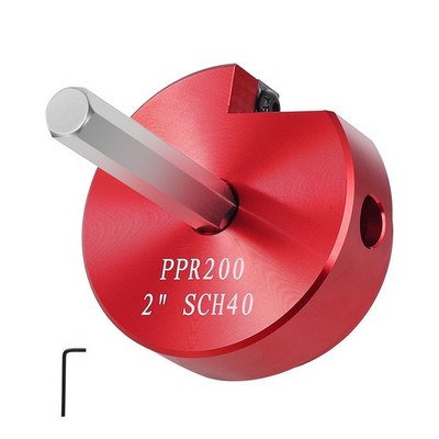 2 In PVC Pipe Reamer, Aluminum Alloy, PVC Pipe Fitting Saver, for Use with SCH