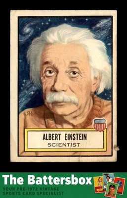 1952 Topps Look n See #20 Albert Einstein SP G/VG X3735861