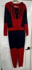Universal Studio  s SpiderMan Marvel Men  s Hooded Costume Small Heavy S Jumpsuit