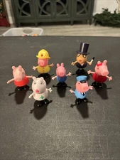 Peppa Pig Friends and Family Lot Of 7 Action Figure Toy