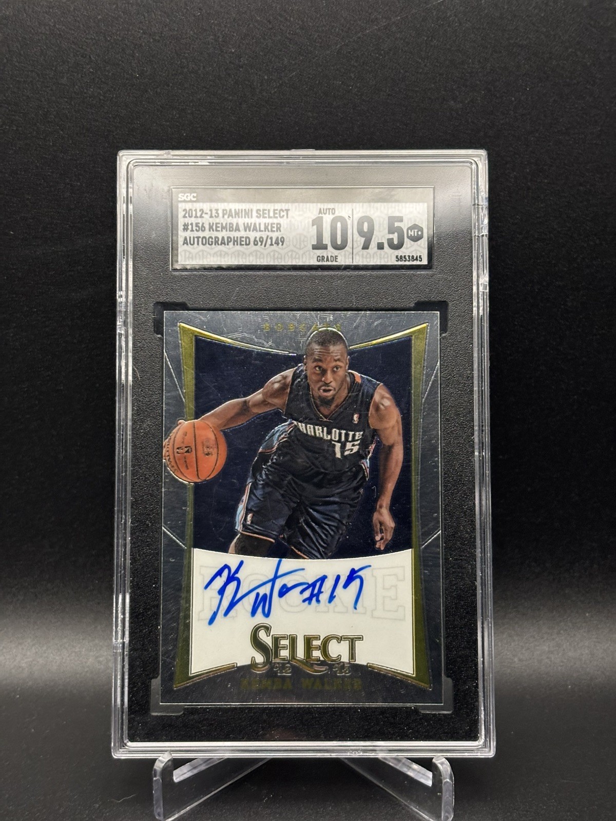 2012-13 PANINI SELECT KEMBA WALKER AUTOGRAPH ROOKIE RC /149