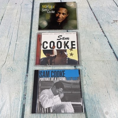 Lot of 3 Sam Cooke CDs - Night Beat  Portrait of a Legend  Greatest Hits