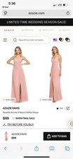 Azazie Davis Bridesmaid Dress—Rosette