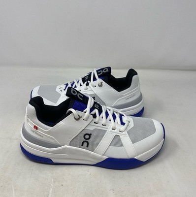 ON THE ROGER CH Pro Youth Tennis Shoes - White/Indigo/Black - Size 4Y Big Kid