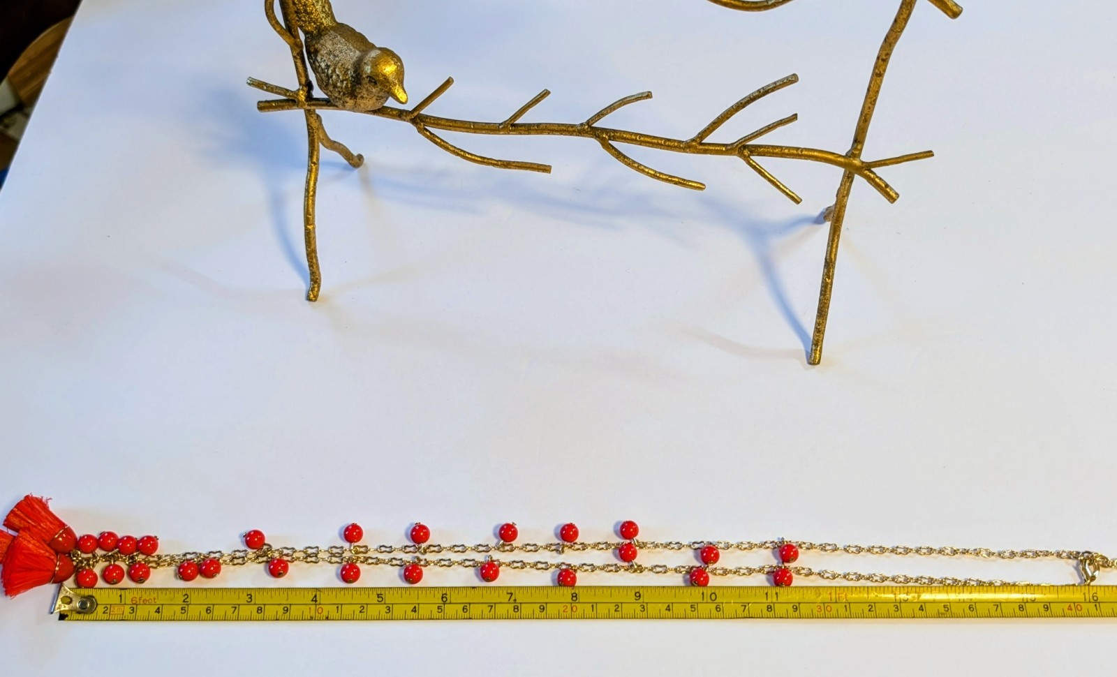 Talbots Flapper Style Statement Necklace 16-19" C… - image 3