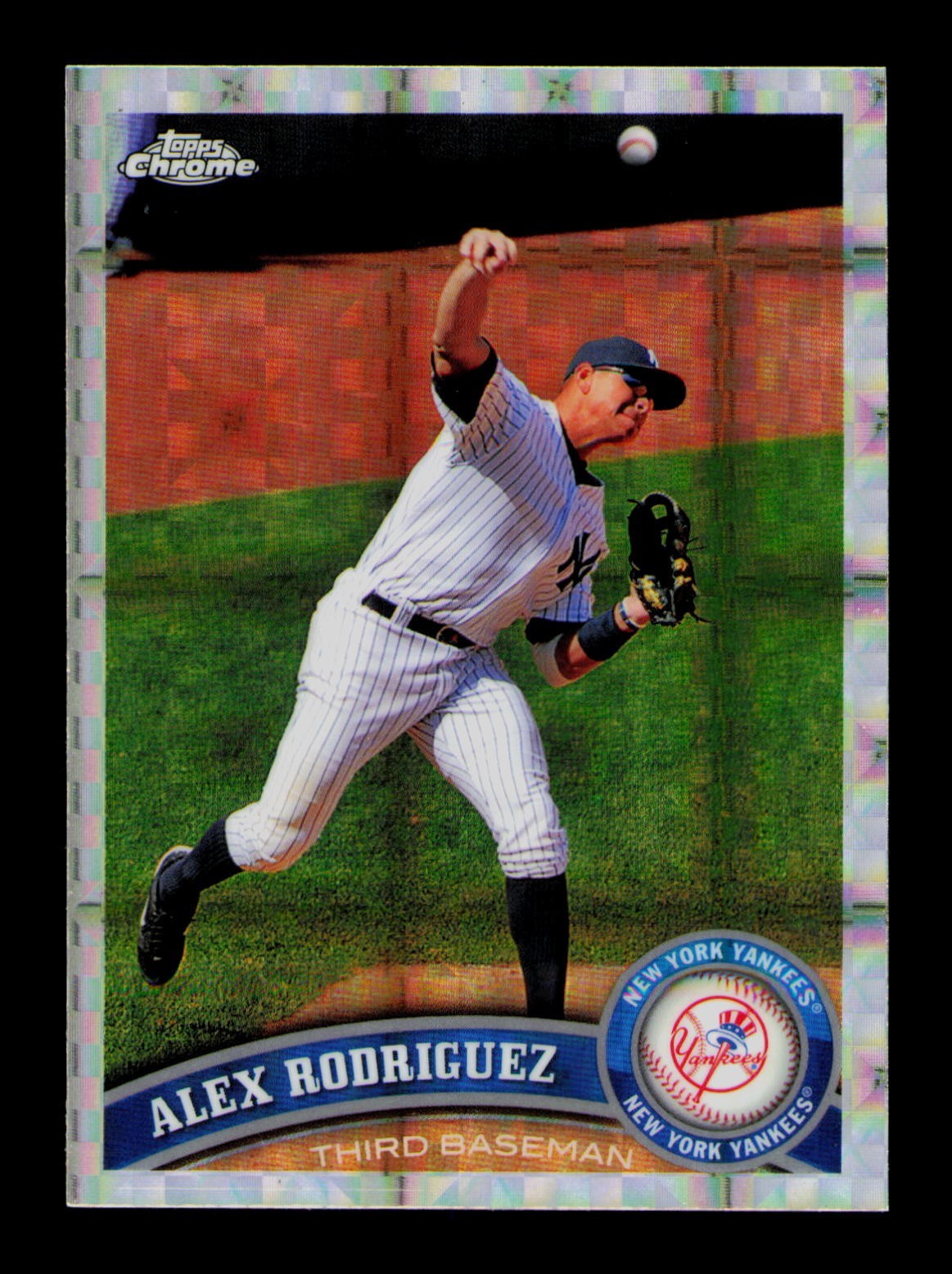 2011 Topps Chrome - Alex Rodriguez #100 X-Fractor