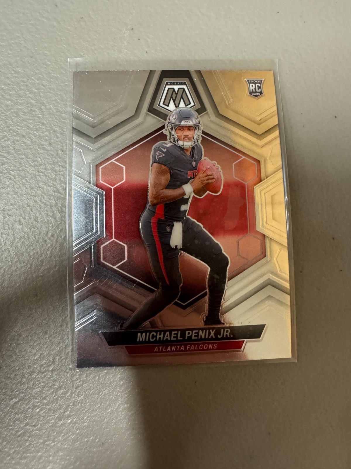 Michael Penix Jr Rookie 2024 Panini Mosaic Silver #308 Atlanta Falcons